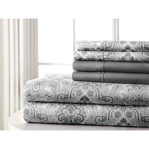 Spirit Linen Home(tm) Paisley Microfiber Sheet Set alternate view