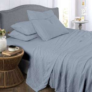 Spirit Linen Home(tm) Vintage Washed Sheet Set alternate view