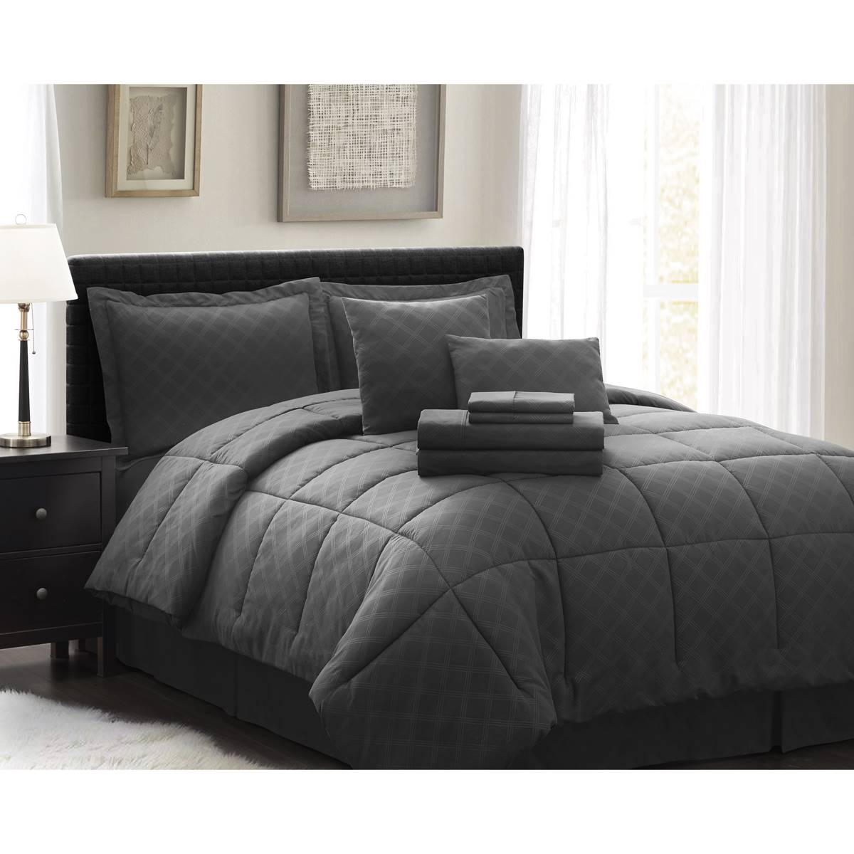 Spirit Linen Home(tm) 10pc Bed In A Bag Comforter Set
