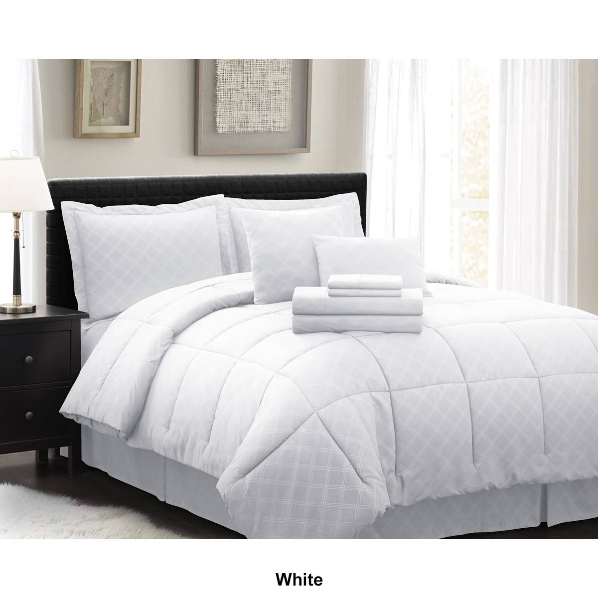 Spirit Linen Home(tm) 10pc Bed In A Bag Comforter Set