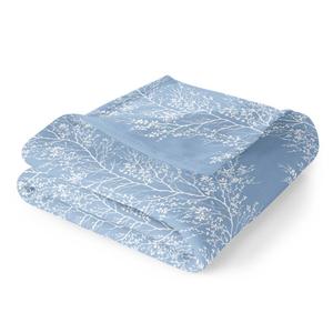 Spirit Linen Home(tm) Velvet Plush Foliage Throw Blanket