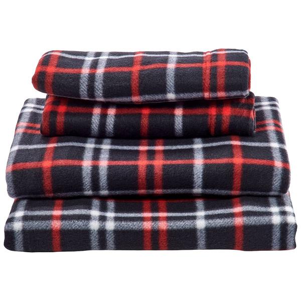 Ashley Cooper(tm) Adam Plaid Fleece Sheet Set