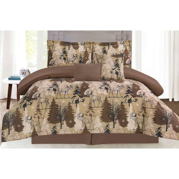 Ashley Cooper(tm) Wildlife 6pc. Reversible Comforter Set