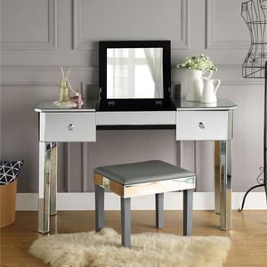 2 Drawer Mirror Vanity Table