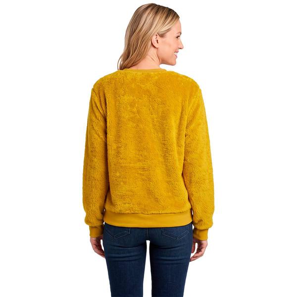 Womens Inner Circle Boo Haw Sequin Sherpa Sweatshirt alternate view