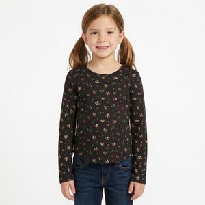 Girls (7-16) Jolie & Joy Long Sleeve Yummy Floral Tee