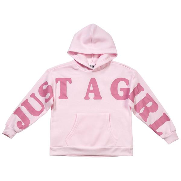 Girls (7-16) Jolie & Joy Long Sleeve Just A Girl Oversized Hoodie