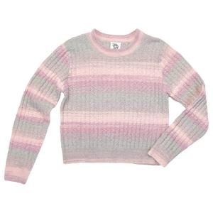 Girls (7-16) Jolie & Joy Long Sleeve Ombre Stripe Sweater alternate view