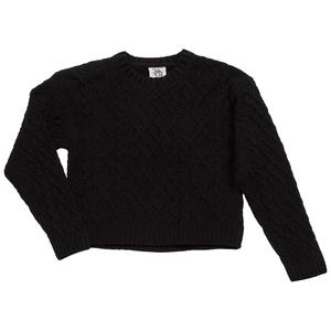 Girls (7-16) Jolie & Joy Long Sleeve Fisherman Crew Knit Sweater alternate view