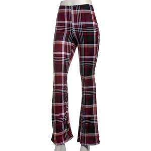 Juniors Jolie & Joy Kora Plaid Yummy Flare Leggings