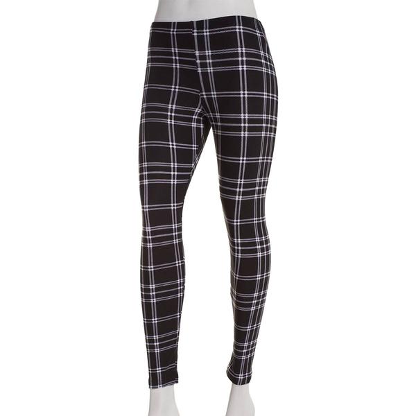 Juniors Jolie & Joy Brooklyn Plaid High Waist Leggings