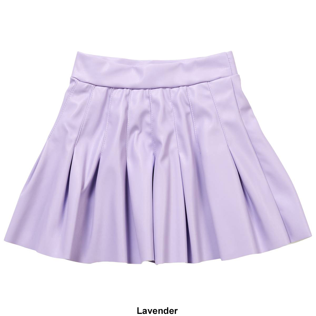 Girls (7-16) Jolie & Joy High Rise Pleather Pleated Skirt