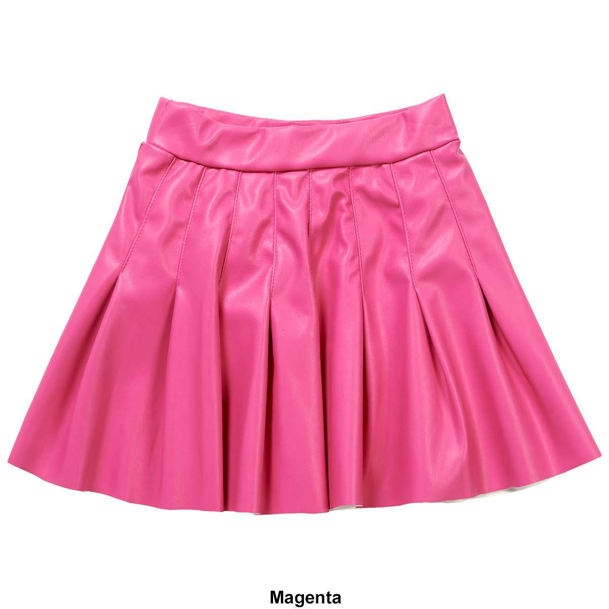 Girls (7-16) Jolie & Joy High Rise Pleather Pleated Skirt