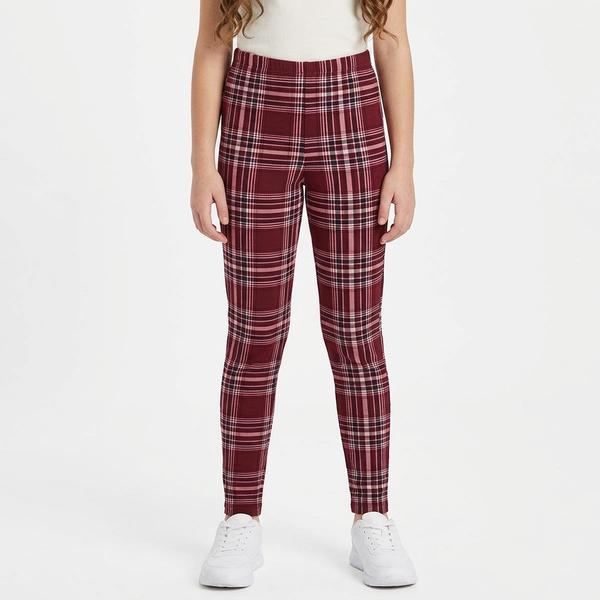 Girls (7-16) Jolie & Joy Plaid Yummy Leggings