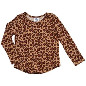 Girls (7-16) Jolie & Joy Long Sleeve Yummy Leopard Tee alternate view