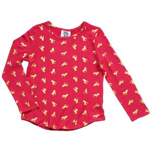Girls (7-16) Jolie & Joy Long Sleeve Yummy Foil Unicorn Tee