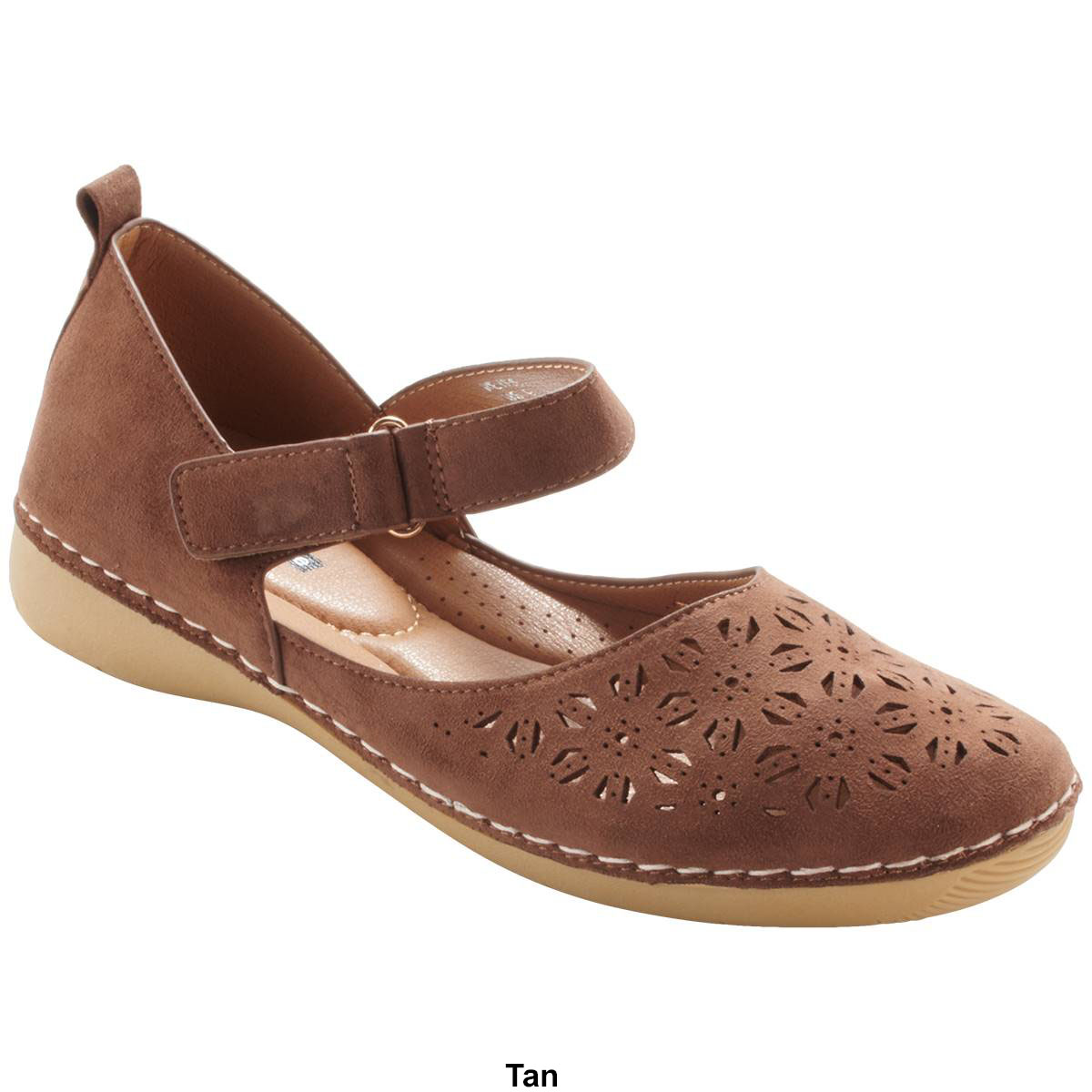 Womens Good Choice Reyes Ballet Mary Jane Flats