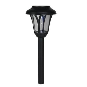 Northlight 12in. Black Lantern Solar Light alternate view