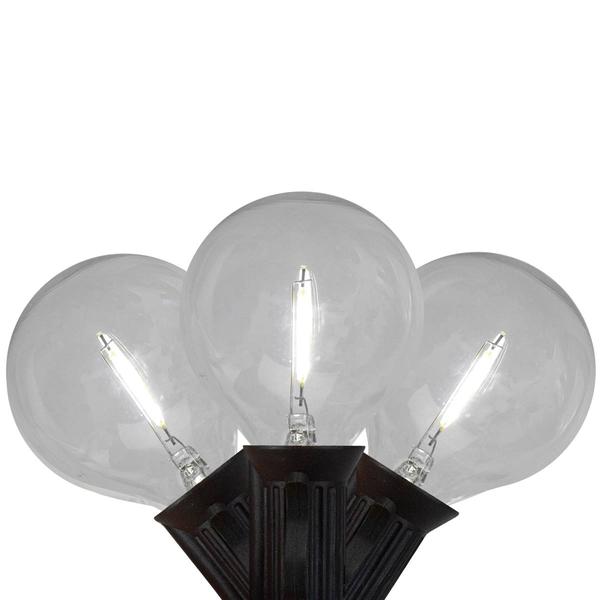 Northlight 10ct. Pure White Globe Patio Lights