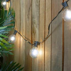 Northlight 10ct. Pure White Globe Patio Lights alternate view