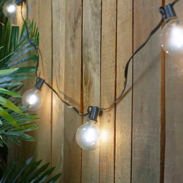 Northlight 10ct. Pure White Globe Patio Lights alternate view