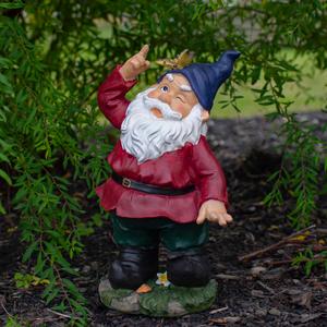 Northlight 11.5in. Gnome with Butterfly Garden Statue alternate view
