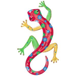 Northlight 11.75in. Metal Lizard Outdoor Wall Decor