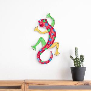 Northlight 11.75in. Metal Lizard Outdoor Wall Decor alternate view