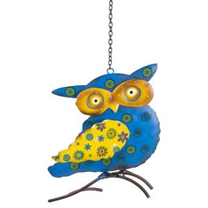 Northlight 7.75in. Metal Owl Outdoor Wall Hanging