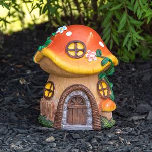 Northlight 6.25in. Mushroom House Outdoor Garden Statue alternate view