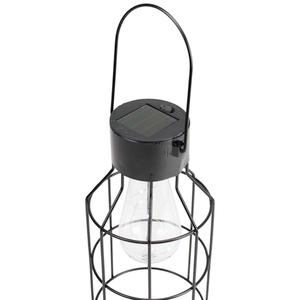 Northlight 9.5in. Outdoor Hanging Solar Lantern alternate view