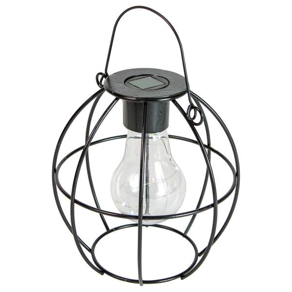 Northlight 6in. Geometric Outdoor Solar Lantern