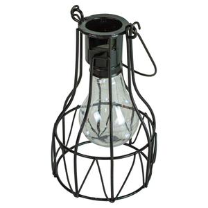 Northlight 6.5in. Geometric Edison Outdoor Solar Lantern alternate view