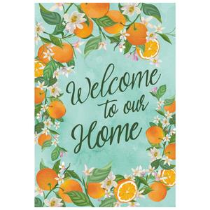Northlight Welcome to Our Home Outdoor Garden Flag alternate view