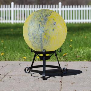 Northlight 10in. Yellow Speckled Garden Gazing Ball alternate view