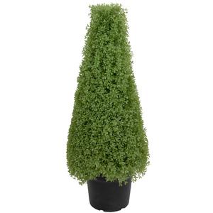 Northlight 3ft. Artificial Boxwood Cone Topiary Tree