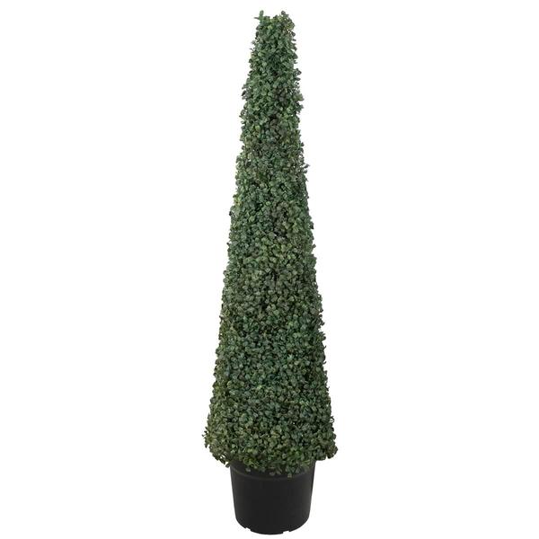 Northlight 4ft.Two-Tone Artificial Boxwood Topiary Tree
