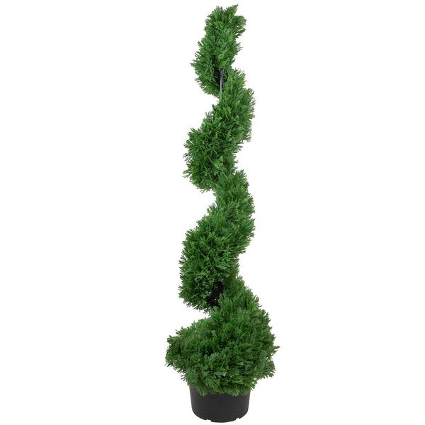 Northlight4ft. Artificial Cedar Spiral Topiary Tree
