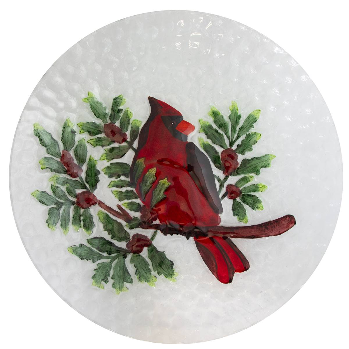 Northlight Seasonal 21in. Cardinal And Pine Cone Bird Bath