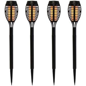 Northlight Solar Powered LED Pathway Markers - Set of 4