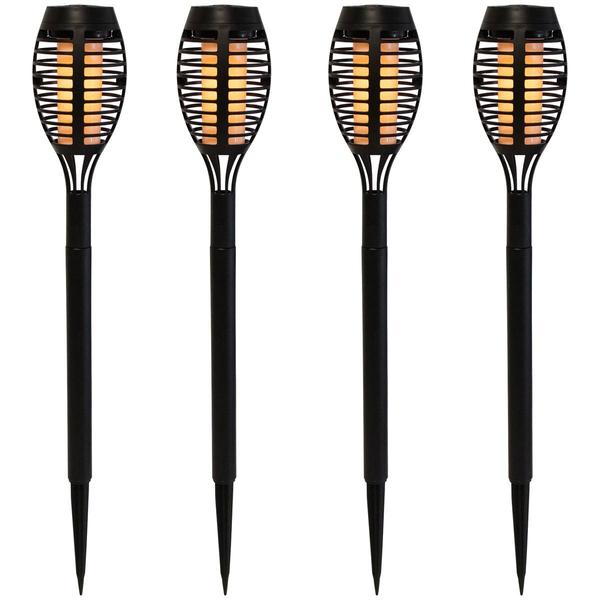 Northlight Solar Powered LED Pathway Markers - Set of 4