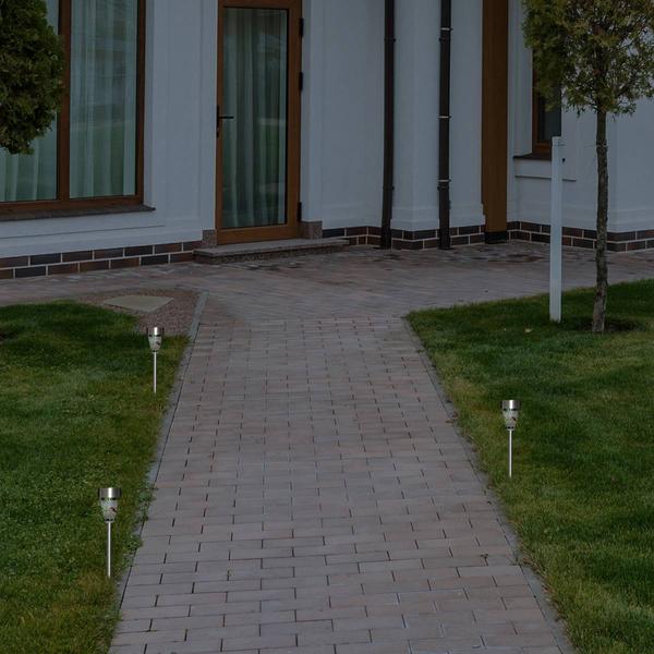 Northlight Mosaic Stained LED Pathway Markers - Set of 3 alternate view