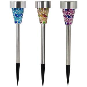 Northlight Multi-Color Mosaic LED Markers - Set of 3