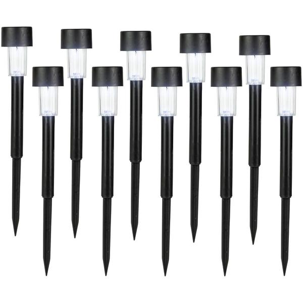 Northlight Solar Powered LED Pathway Markers - Set of 10