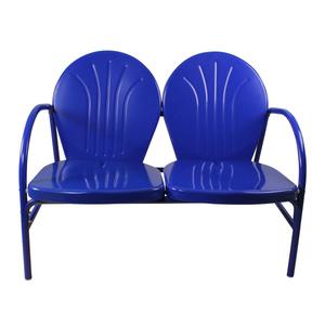 Northlight 47in. Outdoor Retro Tulip Loveseat