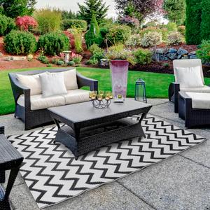 Northlight Chevron Rectangular Indoor/Outdoor Area Rug alternate view