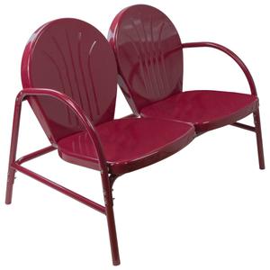 Northlight 2in. Outdoor Retro Tulip Loveseat alternate view