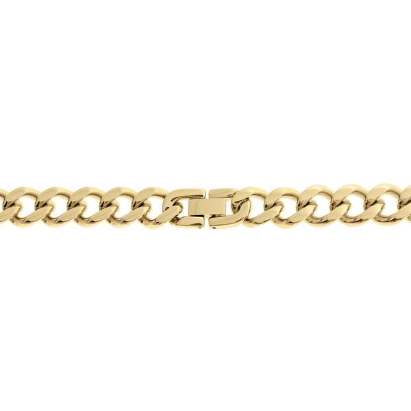 Mens Lynx Stainless Steel Chunky Curb Chain Necklace alternate view