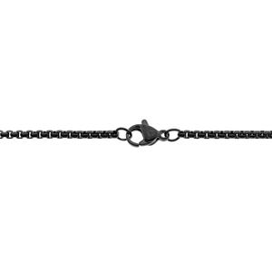 Mens Lynx Stainless Steel Cross Black IP Pendant alternate view