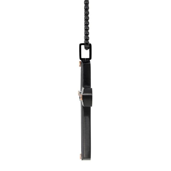 Mens Lynx Stainless Steel Cable Cross Pendant alternate view